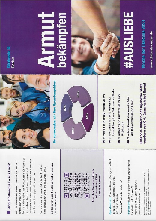 Woche der Diakonie Flyer Bild